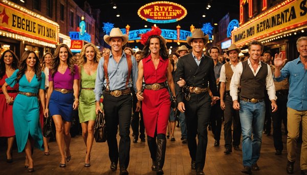 Entrez dans le monde coloré du spectacle western vivifiant